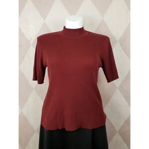 Sag Harbor | Red Sweater Top